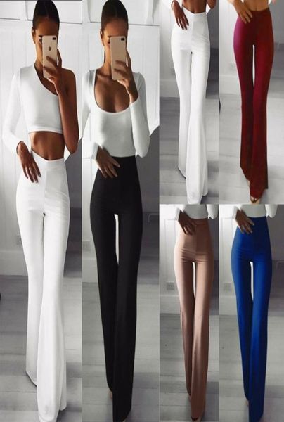 spring 2019 women casual flared ladies stretch solid color anklelength straight tube bell pants sxl9734469, Black;white
spring 2019 women casual flared ladies stretch solid color anklelength straight tube bell pants sxl9734469, Black;white