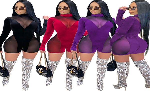 womens perspective jumpsuit mesh yarn stitching v neck rompers plus size clothing onesies bodysuits long sleeve shorts clubwe6200133, Black;white
womens perspective jumpsuit mesh yarn stitching v neck rompers plus size clothing onesies bodysuits long sleeve shorts clubwe6200133, Black;white