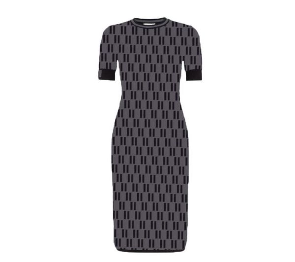 full letter womens knitted dresses designer summer casual party skirts fashion brand ladies slim dress 603747, Black;gray
full letter womens knitted dresses designer summer casual party skirts fashion brand ladies slim dress 603747, Black;gray