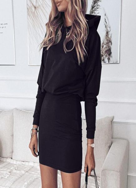 casual dresses women fashion slim mini pure color hooded female vestidos long sleeve autumn ladies dress3995933, Black;gray
casual dresses women fashion slim mini pure color hooded female vestidos long sleeve autumn ladies dress3995933, Black;gray