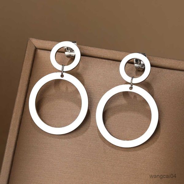 charm stainless steel earrings new classic geometric double circle pendants charms fashion earrings for women jewelry party gifts r230901, Golden
charm stainless steel earrings new classic geometric double circle pendants charms fashion earrings for women jewelry party gifts r230901, Golden