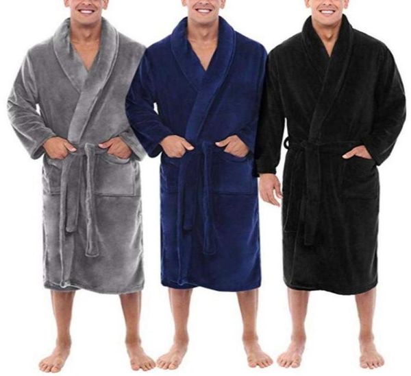 2020 new men shawl collar fleece solid color long bath robe home gown sleepwear men clothing h082563570922216783, Black;brown
2020 new men shawl collar fleece solid color long bath robe home gown sleepwear men clothing h082563570922216783, Black;brown