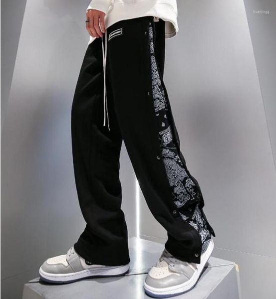 men039s pants 2022 spring autumn men39s hiphop cashew flower stitching straight loose sweatpants wideleg casual trousers p3947736, Black
men039s pants 2022 spring autumn men39s hiphop cashew flower stitching straight loose sweatpants wideleg casual trousers p3947736, Black