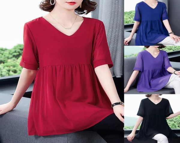 plus size lady women elegant chiffon solid short sleeve casual shirt blouse4058940, White
plus size lady women elegant chiffon solid short sleeve casual shirt blouse4058940, White
