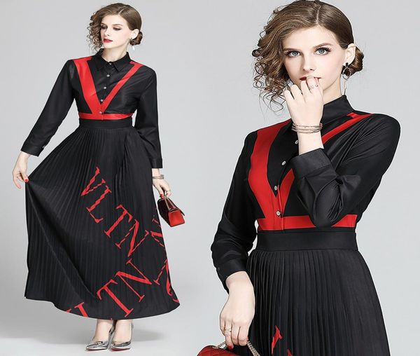 temperament printed lady dress long sleeve pleated maxi dress spring autumn long dress highend women dresses6584674, Black
temperament printed lady dress long sleeve pleated maxi dress spring autumn long dress highend women dresses6584674, Black