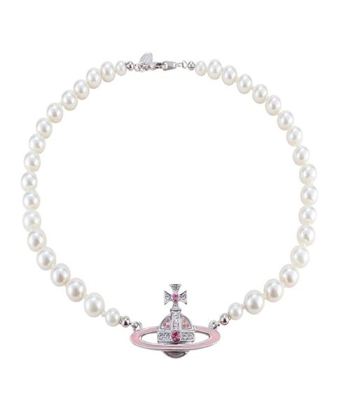 designer necklace queen mother enne enne pink paint saturn pearl necklace nana same necklace with box2160315, Silver
designer necklace queen mother enne enne pink paint saturn pearl necklace nana same necklace with box2160315, Silver