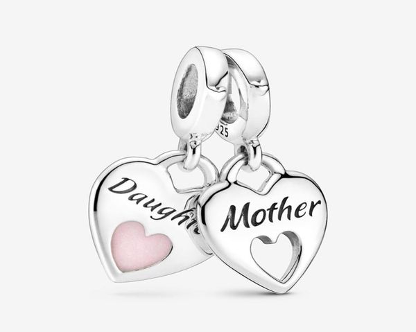 2020 winter new 925 sterling silver beads double heart split dangle charm fit original pan bracelet christmas jewelry6891606, Black
2020 winter new 925 sterling silver beads double heart split dangle charm fit original pan bracelet christmas jewelry6891606, Black