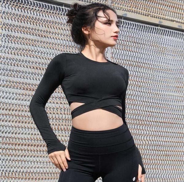 2021 workout clothes long sleeve t-shirt women's yoga exercise navel- long sleeve quick-drying 558524, White
2021 workout clothes long sleeve t-shirt women's yoga exercise navel- long sleeve quick-drying 558524, White