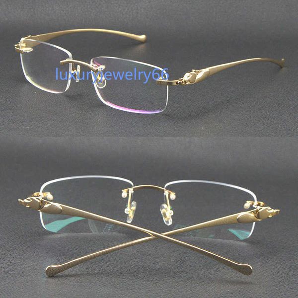 selling rimless metal leopard series panther optical 18k gold sunglasses square eyewear round shape face glasses male and female with box c, Silver
selling rimless metal leopard series panther optical 18k gold sunglasses square eyewear round shape face glasses male and female with box c, Silver
