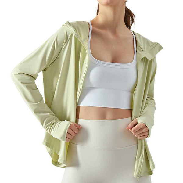 spring summer sun protection outdoor sports coat women's loose breathable zipper hoodie running fitness long-sleeved top, Black;brown
spring summer sun protection outdoor sports coat women's loose breathable zipper hoodie running fitness long-sleeved top, Black;brown