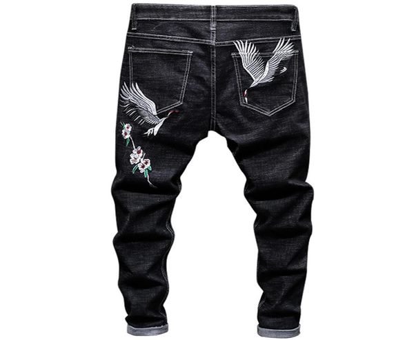 2020 autumn black stretch jeans winter men039s embroidered redcrowned crane jeans new european and american style straight den4256003, Blue
2020 autumn black stretch jeans winter men039s embroidered redcrowned crane jeans new european and american style straight den4256003, Blue