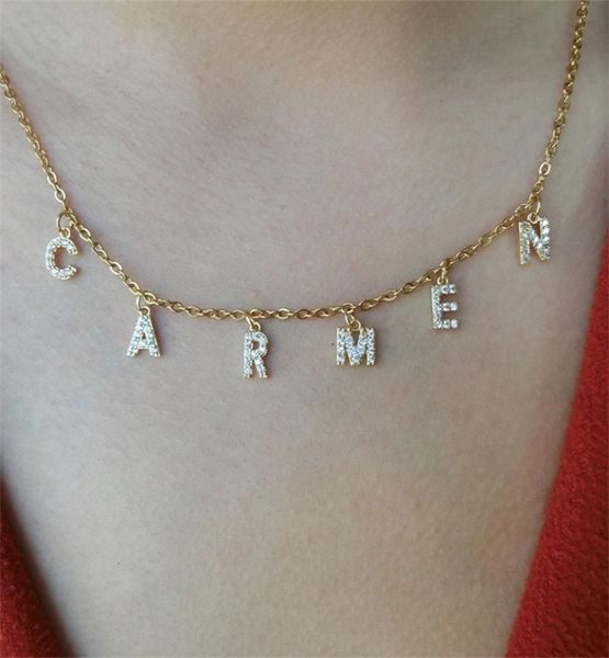custom name zircon necklace personalized crystal necklaces pendant chain for women jewelry gift drop 2202172110739, Silver
custom name zircon necklace personalized crystal necklaces pendant chain for women jewelry gift drop 2202172110739, Silver
