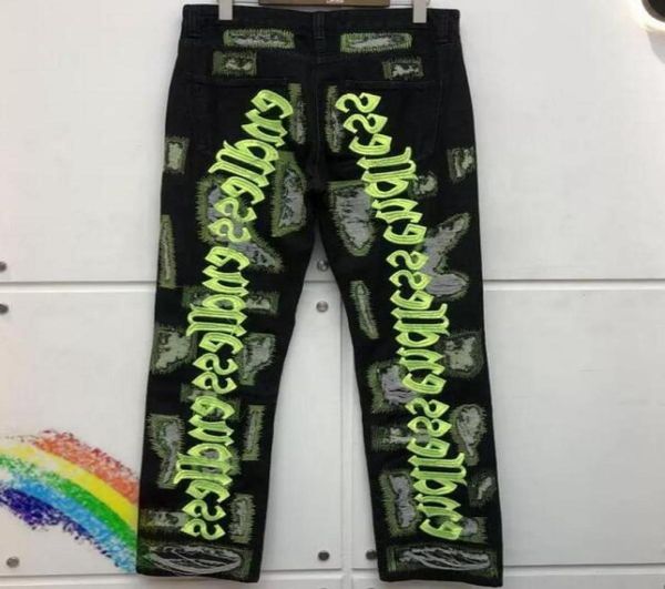 distressed endless damage hole denim jeans men women straight fluorescent green letter embroidery pants47857031400925, Blue
distressed endless damage hole denim jeans men women straight fluorescent green letter embroidery pants47857031400925, Blue