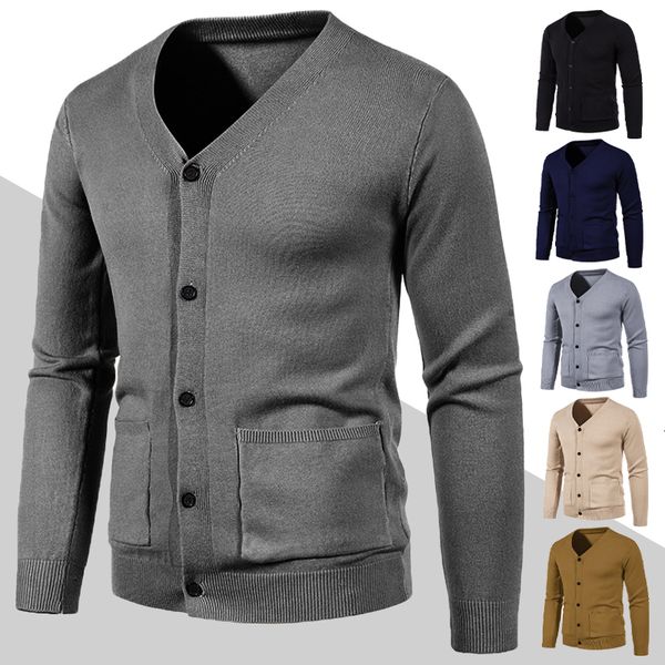 men's sweaters solid color vneck slim cardigan knitted sweater singlebreasted fashion casual warm coat street wear m5xl 230831, White;black
men's sweaters solid color vneck slim cardigan knitted sweater singlebreasted fashion casual warm coat street wear m5xl 230831, White;black