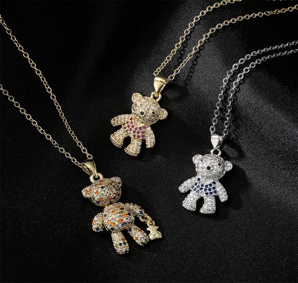 gold plated cute cz micro pave copper bear pendant necklace for young ladies gift9320617, Silver
gold plated cute cz micro pave copper bear pendant necklace for young ladies gift9320617, Silver