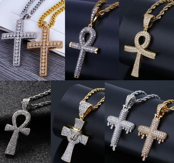 6 styles luxury cubic zirconia hiphop cross pendant necklaces for men bling ice out hip hop jewelry 18k gold plated necklace7763171, Silver
6 styles luxury cubic zirconia hiphop cross pendant necklaces for men bling ice out hip hop jewelry 18k gold plated necklace7763171, Silver