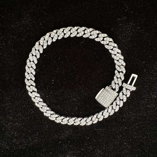 6mm s925 sterling silver iced out vvs moissanite cuban link bracelet diamond test necklace
6mm s925 sterling silver iced out vvs moissanite cuban link bracelet diamond test necklace