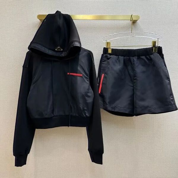 2023 women suit casual ling sleeve hoodie hooded shorts sport 2pc set lady outwear high waist sweatshirts jumper suits, Black
2023 women suit casual ling sleeve hoodie hooded shorts sport 2pc set lady outwear high waist sweatshirts jumper suits, Black