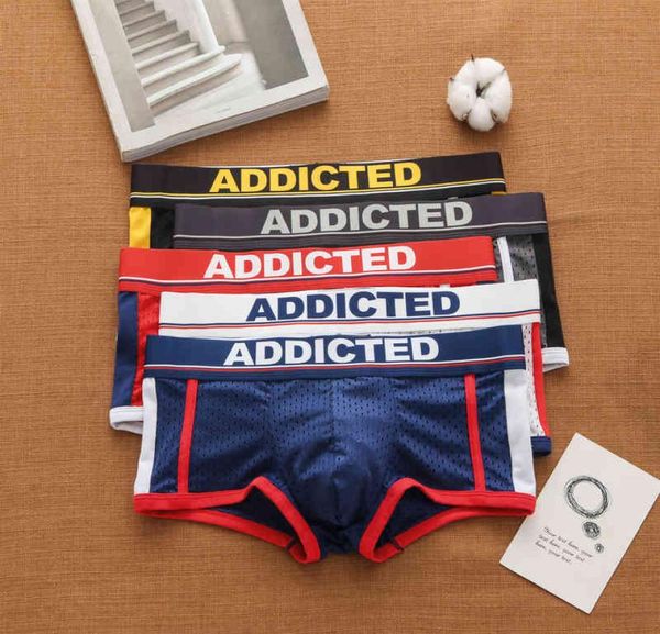 addicted men underwear low waist breathable ice mesh holes comfortable tide boxers jockstrap swimwear men nylon7675006, Black;white
addicted men underwear low waist breathable ice mesh holes comfortable tide boxers jockstrap swimwear men nylon7675006, Black;white