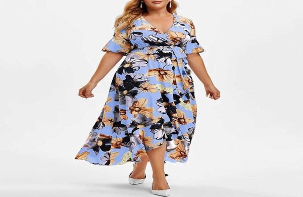 casual dresses summer floral printed bohemian holiday style large size women dress vneck wide loose plus size casual beach long s8335633, Black;gray
casual dresses summer floral printed bohemian holiday style large size women dress vneck wide loose plus size casual beach long s8335633, Black;gray