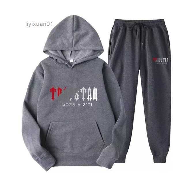 tracksuit trapstars brand printed sportswear men's t shirts 16 colors warm two pieces set loose hoodie sweatshirt pants jogging sweate, Black
tracksuit trapstars brand printed sportswear men's t shirts 16 colors warm two pieces set loose hoodie sweatshirt pants jogging sweate, Black