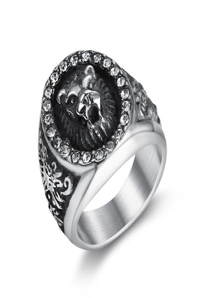 vintage lion ring men titanium white punk finger fashion stainless steel jewelry accessories rock seal rings party gifts8369346, Golden;silver
vintage lion ring men titanium white punk finger fashion stainless steel jewelry accessories rock seal rings party gifts8369346, Golden;silver