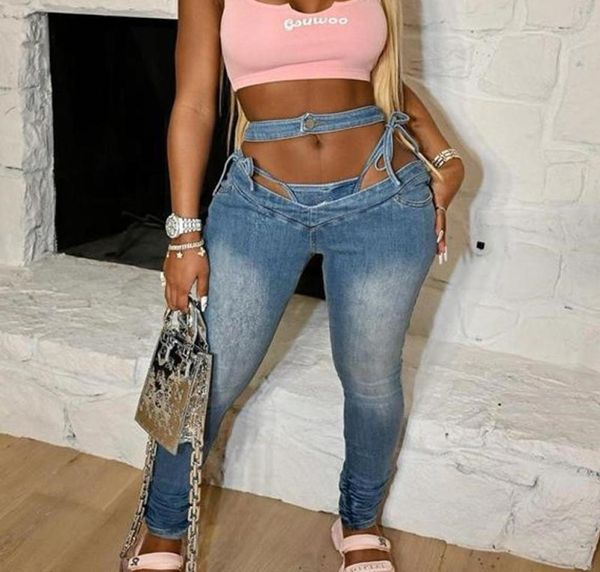 exposed fake two piece cut out patchwork women jeans streetwear solid strappy skinny pants casual small feet denim 2021new3145261, Blue
exposed fake two piece cut out patchwork women jeans streetwear solid strappy skinny pants casual small feet denim 2021new3145261, Blue