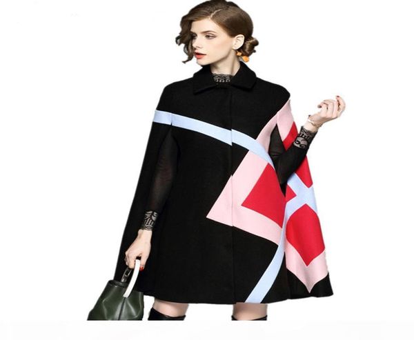 new 2020 fashion women winter jacket geometric pattern batwing sleeve woolen warm cloak ponchos cape coat wool blends outerwear6479286, Black
new 2020 fashion women winter jacket geometric pattern batwing sleeve woolen warm cloak ponchos cape coat wool blends outerwear6479286, Black