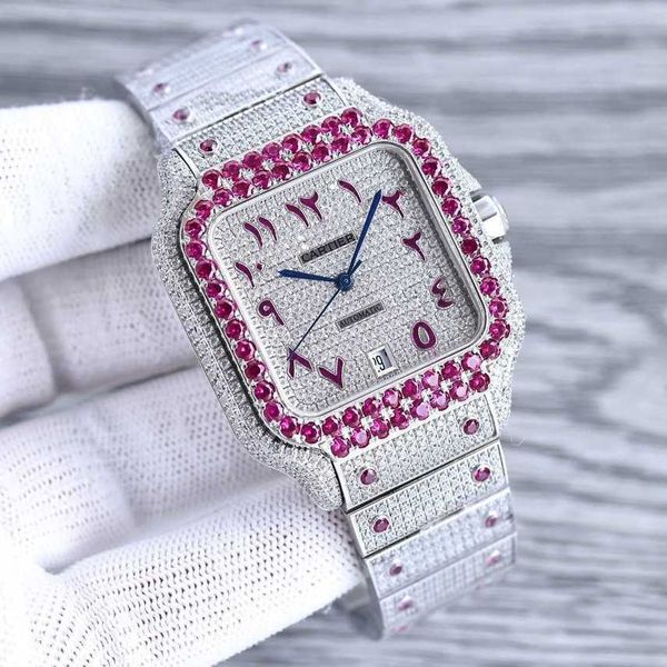 superclone santos watch for men 4555 diamonds iced out wristwatches 7n4r mechanical movement uhr montre cater prx with box, Slivery;golden 
superclone santos watch for men 4555 diamonds iced out wristwatches 7n4r mechanical movement uhr montre cater prx with box, Slivery;golden