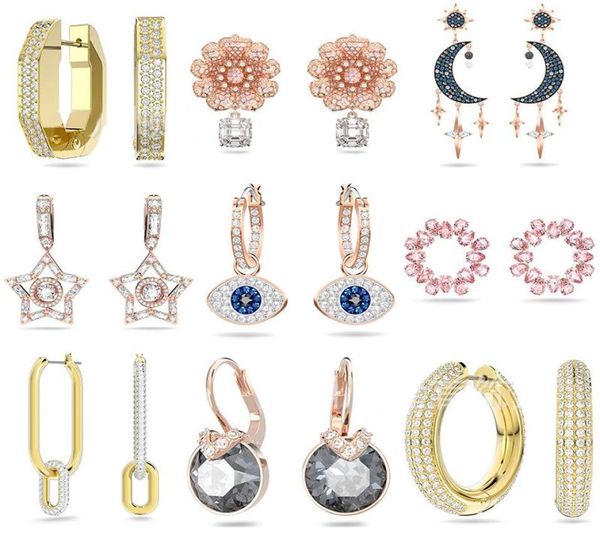 the new style uses rovski elements crystal classic n demon eye charm earrings wholesale2077854, Golden
the new style uses rovski elements crystal classic n demon eye charm earrings wholesale2077854, Golden