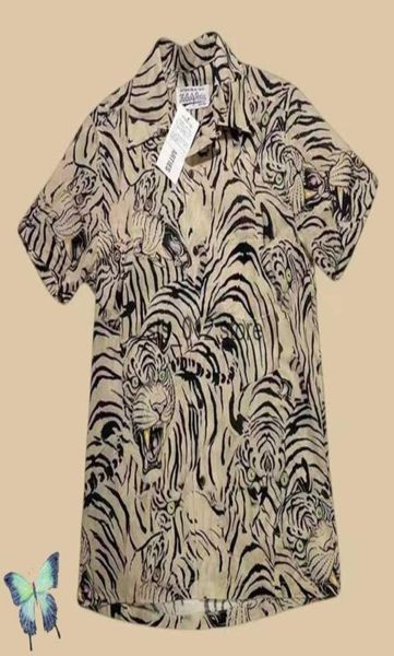 men039s casual shirts wacko maria hawaiian shirt tiger print streetwear short sleeve shirt t2303031384406, White;black
men039s casual shirts wacko maria hawaiian shirt tiger print streetwear short sleeve shirt t2303031384406, White;black