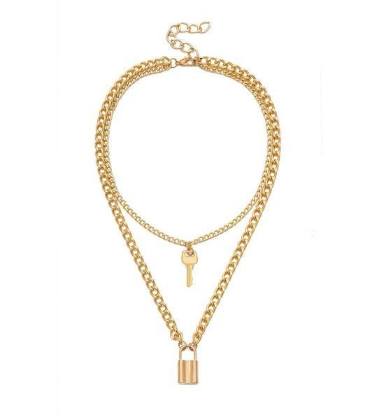 european and american creative fashion geometric accessories retro key and lock shaped pendant necklace for women jewelry gifts5257509, Silver
european and american creative fashion geometric accessories retro key and lock shaped pendant necklace for women jewelry gifts5257509, Silver