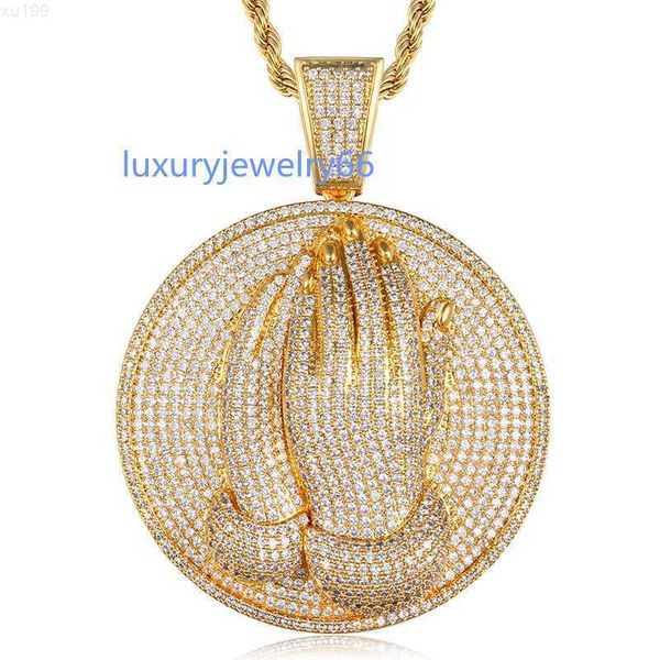 925 silver 10k solid gold moissanite hip hop jewelry jesus pieces micro pave iced praying hands pendant
925 silver 10k solid gold moissanite hip hop jewelry jesus pieces micro pave iced praying hands pendant