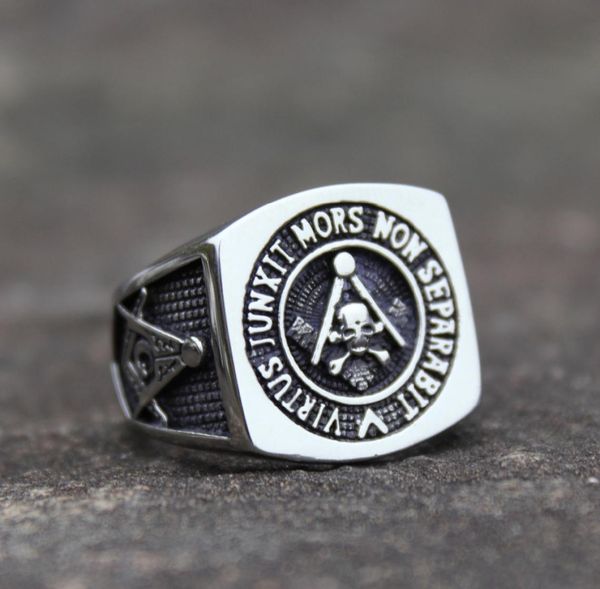 whom virtue unites death will not separate scottish rite masonic rings men039s stainless steel ring skull bones biker jewelry9413944, Silver
whom virtue unites death will not separate scottish rite masonic rings men039s stainless steel ring skull bones biker jewelry9413944, Silver