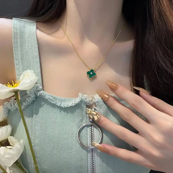 four leaf clover necklace shell gemstone gold plated 18k designer for woman t0p advanced materials luxury classic style fashion anniversary, Silver
four leaf clover necklace shell gemstone gold plated 18k designer for woman t0p advanced materials luxury classic style fashion anniversary, Silver