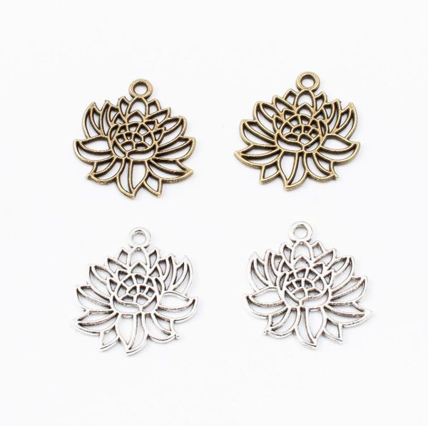 100pcs 2220mm silver color hollow lotus flower yoga charms vintage pendant for bracelet earring necklace diy jewelry making8151387, Bronze;silver
100pcs 2220mm silver color hollow lotus flower yoga charms vintage pendant for bracelet earring necklace diy jewelry making8151387, Bronze;silver