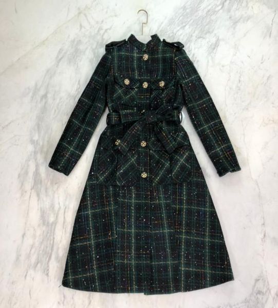2021 autumn green plaid long women039s coats designer lapel neck long sleeves tweed coats womens 925055841156, Black
2021 autumn green plaid long women039s coats designer lapel neck long sleeves tweed coats womens 925055841156, Black