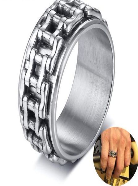 hop men ring motorcycle biker bicycle chain stainless steel wedding brands spinner rock male jewelry8051988, Golden;silver
hop men ring motorcycle biker bicycle chain stainless steel wedding brands spinner rock male jewelry8051988, Golden;silver