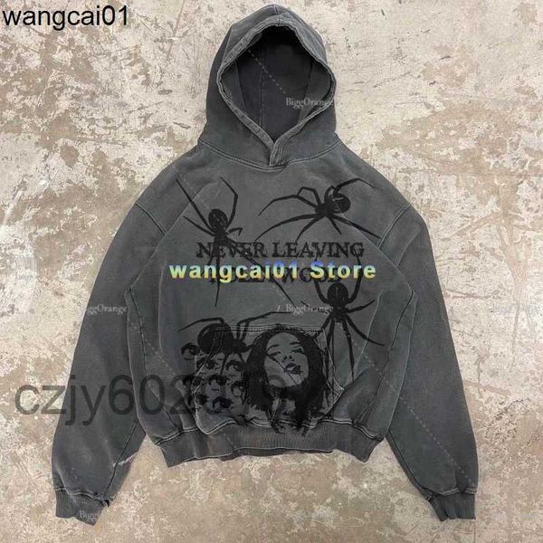 men's hoodies sweatshirts y2k gothic spider print oversize zip up hoodies 2022 new grunge long seve sweatshirt men punk harajuku loose, Black
men's hoodies sweatshirts y2k gothic spider print oversize zip up hoodies 2022 new grunge long seve sweatshirt men punk harajuku loose, Black