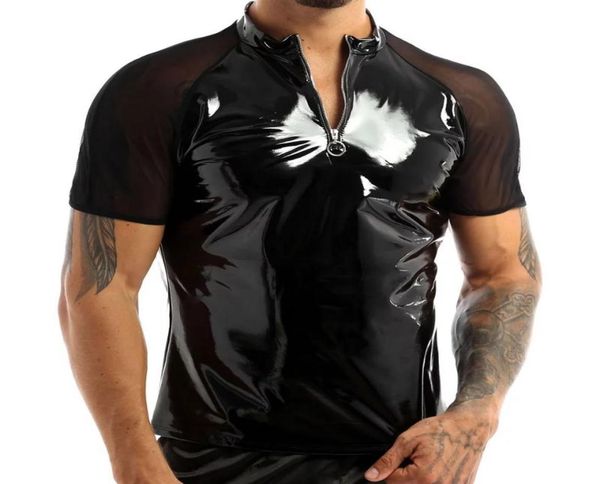 men039s body shapers pvc leather short sleeved shirt mens glossy erotic shaping sheath latex bodycon patent jacket me9545491, Black;brown
men039s body shapers pvc leather short sleeved shirt mens glossy erotic shaping sheath latex bodycon patent jacket me9545491, Black;brown