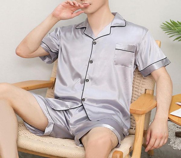 men039s sleepwear men pajamas set solid satin summer long sleeve autumn homewear silk suit casual dormir pyjamas male sleep4403515, Black;brown
men039s sleepwear men pajamas set solid satin summer long sleeve autumn homewear silk suit casual dormir pyjamas male sleep4403515, Black;brown