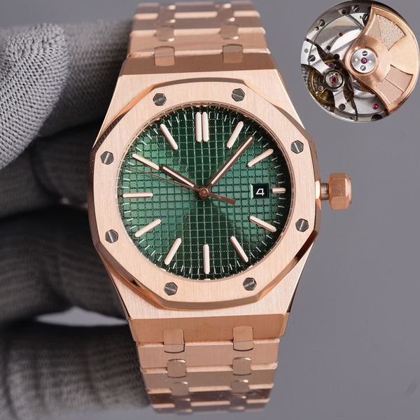 7 types mens luxury watch aaa+ gold case green dial royaloak watches 40mm 15500 316l stainless steel automatic wristwatches luminous needles, Slivery;brown
7 types mens luxury watch aaa+ gold case green dial royaloak watches 40mm 15500 316l stainless steel automatic wristwatches luminous needles, Slivery;brown