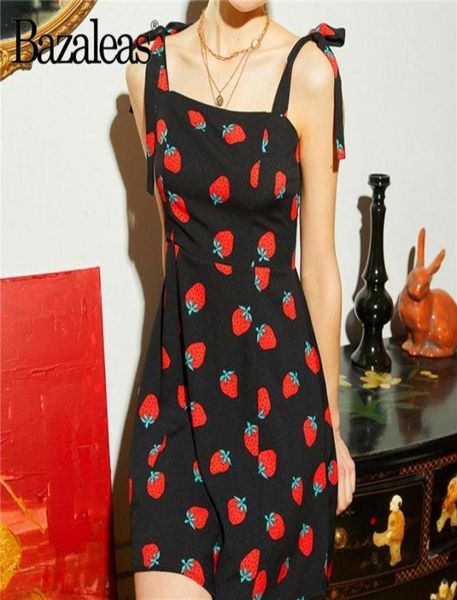 bazaleas holiday vintage party dress strawberry print adjust spaghetti straps women chic slim black vestidos casual dresses8257547, Black;gray
bazaleas holiday vintage party dress strawberry print adjust spaghetti straps women chic slim black vestidos casual dresses8257547, Black;gray