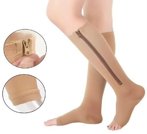 compression socks men women support knee zipper socks female open toe thin antifatigue stretchy sox high unisex6359822, Black
compression socks men women support knee zipper socks female open toe thin antifatigue stretchy sox high unisex6359822, Black