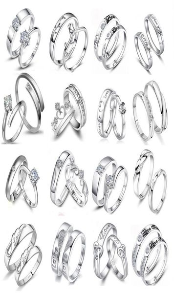 20pairslot simple silver color copper adjustable diamonds love rings for lovers couple wedding engagement jewelry mix style valen9262995, Slivery;golden
20pairslot simple silver color copper adjustable diamonds love rings for lovers couple wedding engagement jewelry mix style valen9262995, Slivery;golden