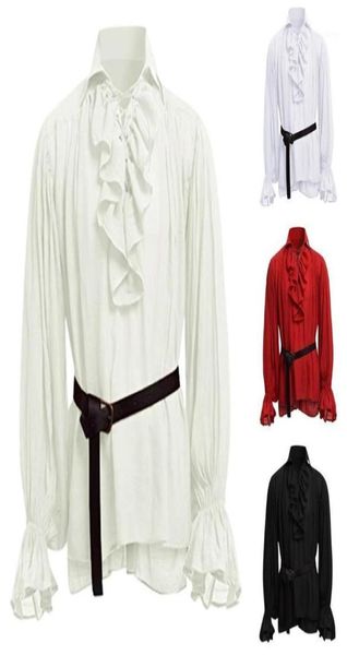 men039s casual shirts 2022 men shirt fashion bandage long sleeve gothic fluffy man blouse party costume mens 8907223, White;black
men039s casual shirts 2022 men shirt fashion bandage long sleeve gothic fluffy man blouse party costume mens 8907223, White;black
