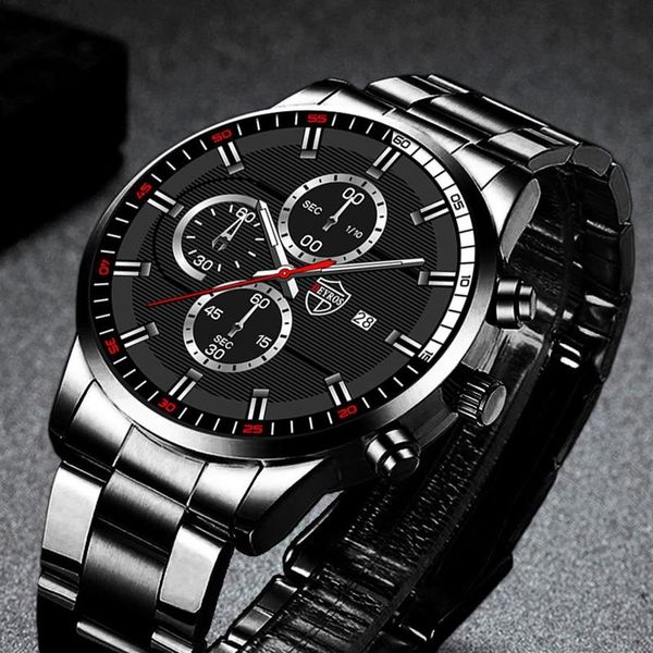 wristwatches men's watch black fashion stainless steel quartz for men luxury business leather watches calendar clock montre h2915, Slivery;brown
wristwatches men's watch black fashion stainless steel quartz for men luxury business leather watches calendar clock montre h2915, Slivery;brown
