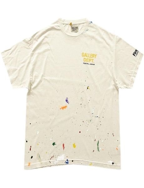 t-shirt y gd worn round neck lettered print art speckled loose casual men's and women's short sleeve t-shirt2293842, White;black
t-shirt y gd worn round neck lettered print art speckled loose casual men's and women's short sleeve t-shirt2293842, White;black