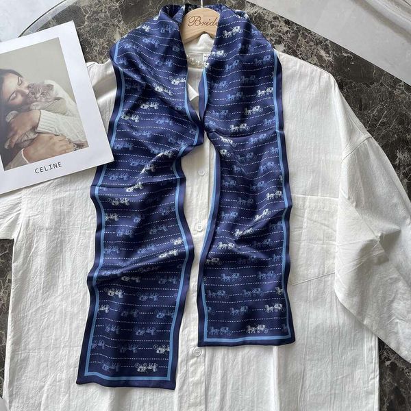 fashionably printed silk scarf for women high end double layered spring and autumn decorative pony pattern, Blue;gray
fashionably printed silk scarf for women high end double layered spring and autumn decorative pony pattern, Blue;gray