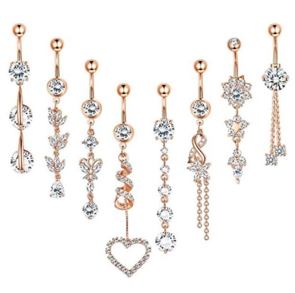 zircon belly bar stainless steel navel ring chain tassel pendant pin accessories set 16pcs lot piercing kit girl belly bars belly 6539383, Silver
zircon belly bar stainless steel navel ring chain tassel pendant pin accessories set 16pcs lot piercing kit girl belly bars belly 6539383, Silver